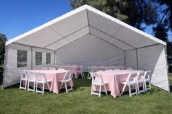 20x20 event tent rental